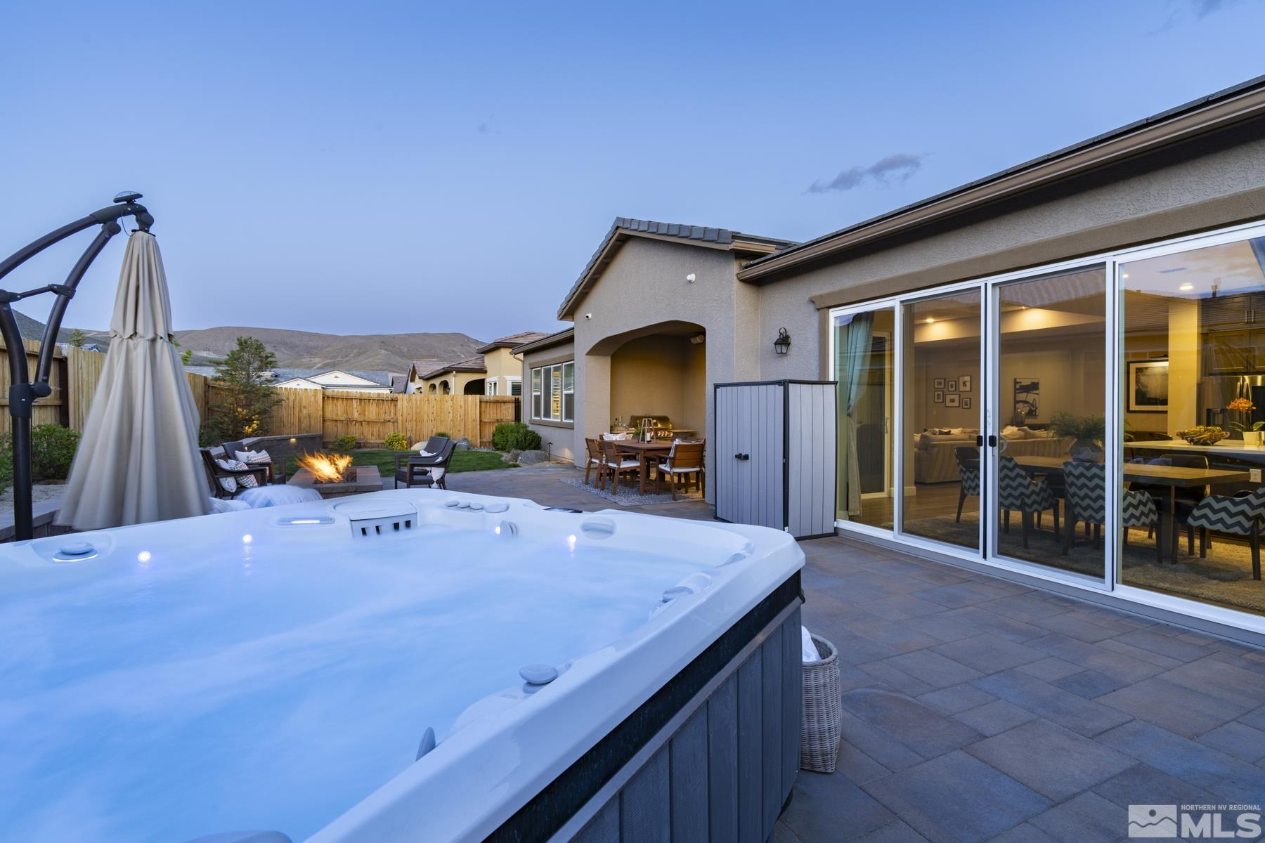 2329 Blushing Rock Drive Reno, NV 89521 - Photo 35 of 40 a room with pool table and a large window