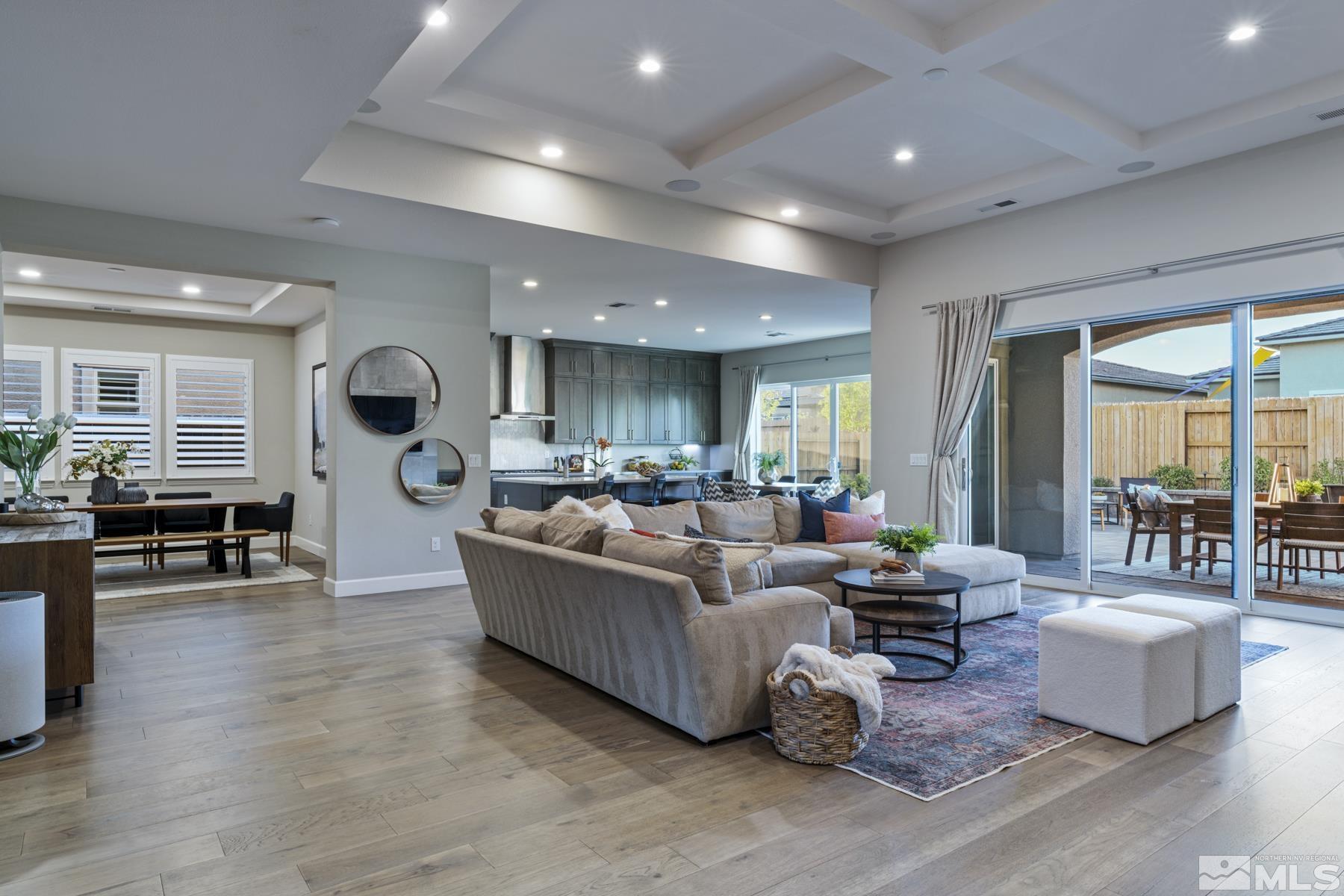 2329 Blushing Rock Drive Reno, NV 89521 - Photo 10 of 40 a living room with furniture and wooden floor