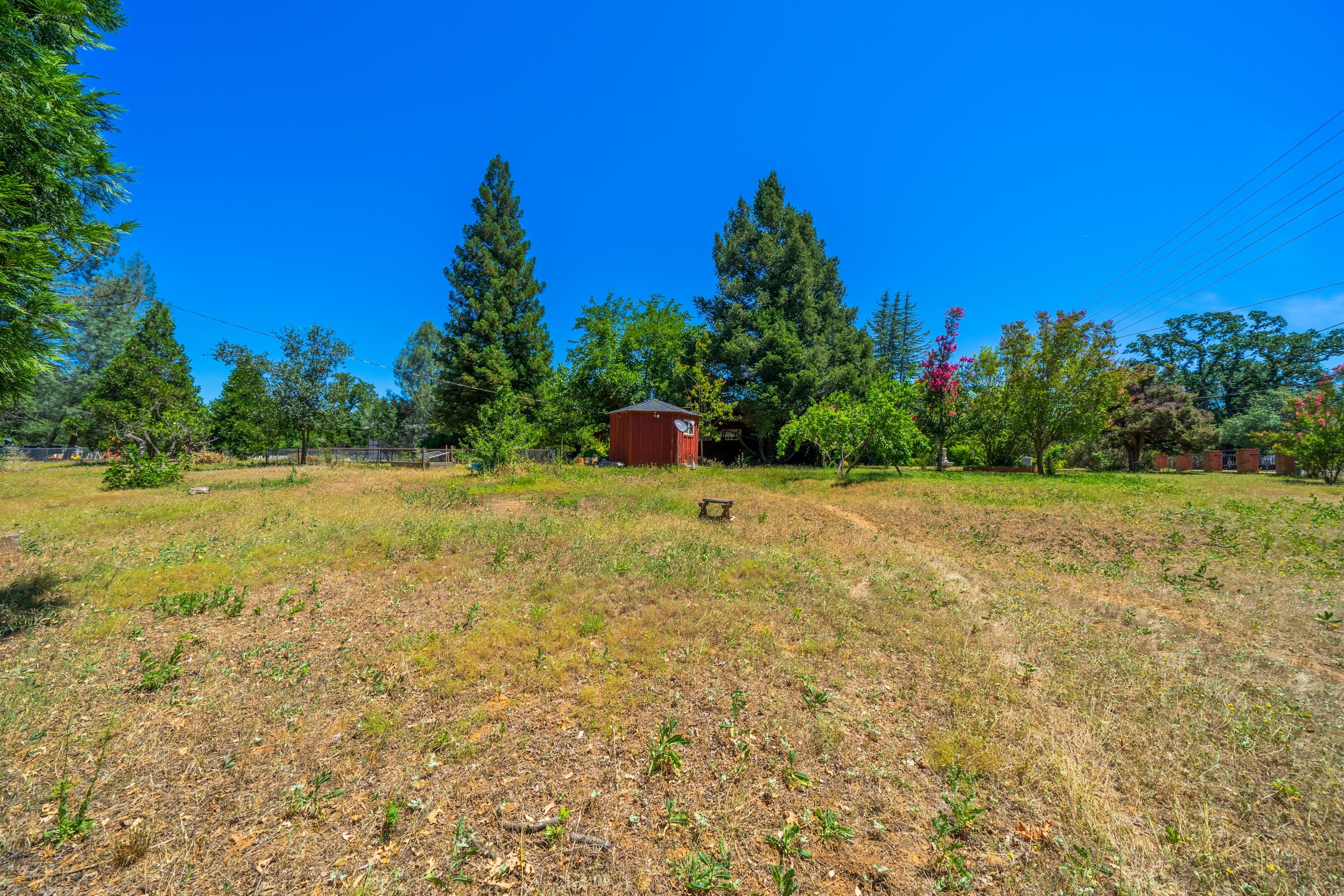 1542 Old Alturas Road Redding, CA 96003 - Photo 17 of 20 a view of a yard with a house in the background