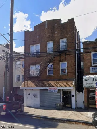 a view of a building with a space