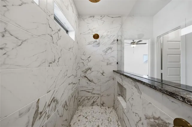 a close view of closet