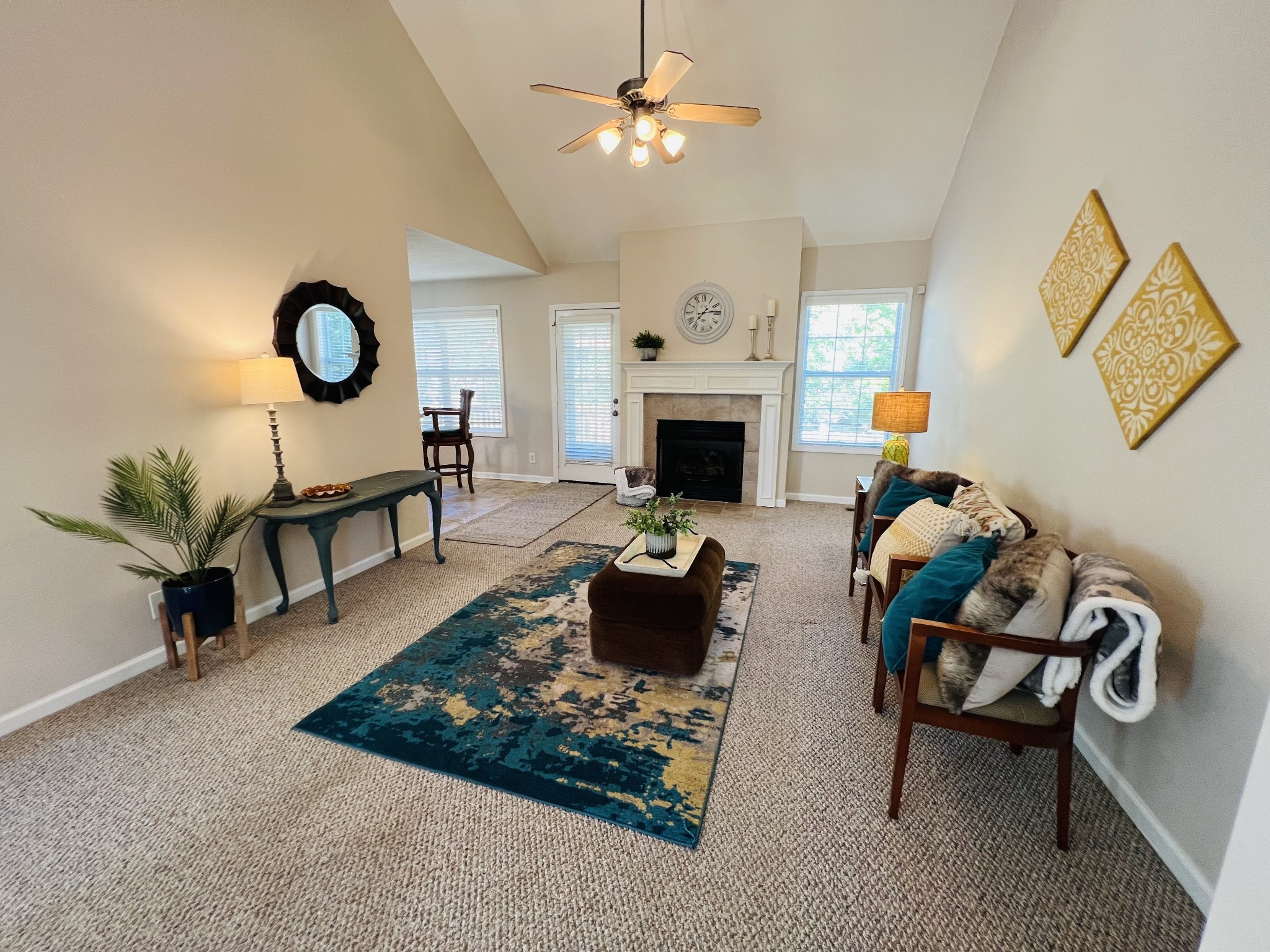 364 Dixie Lane Pleasant View, TN 37146 - Photo 11 of 45 a living room with furniture fireplace and a table