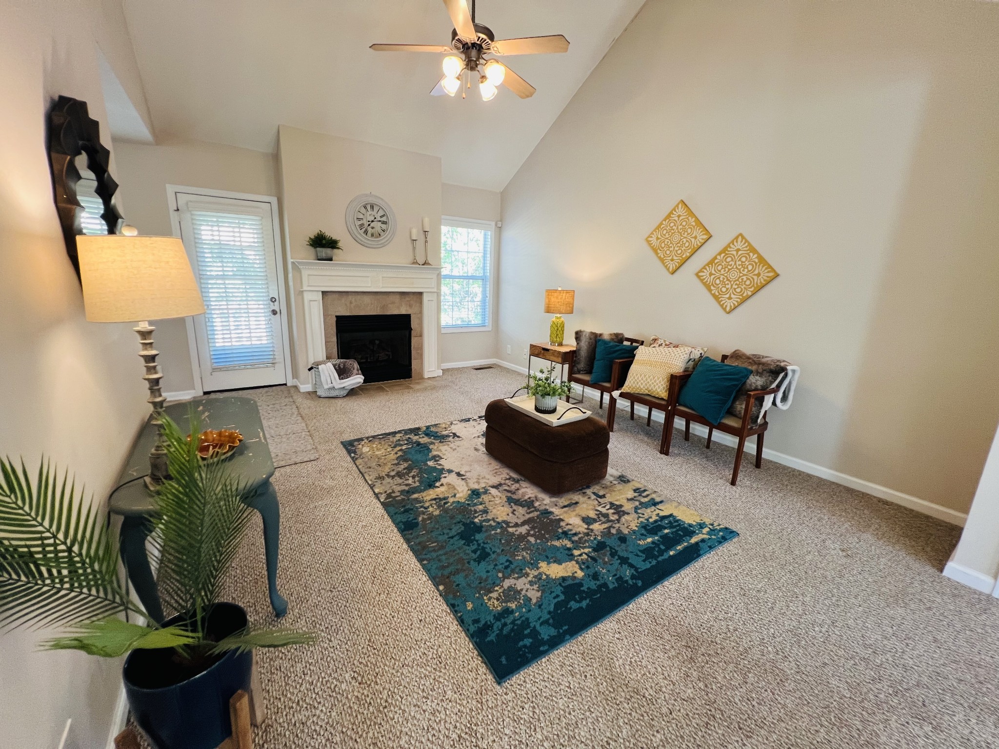 364 Dixie Lane Pleasant View, TN 37146 - Photo 12 of 45 a living room with furniture and a fireplace