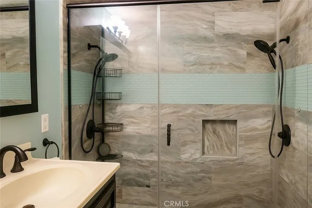 a bathroom with a sink