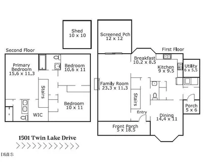 $400,000 | 1501 Twin Lake Drive, Holly Springs, NC 27540