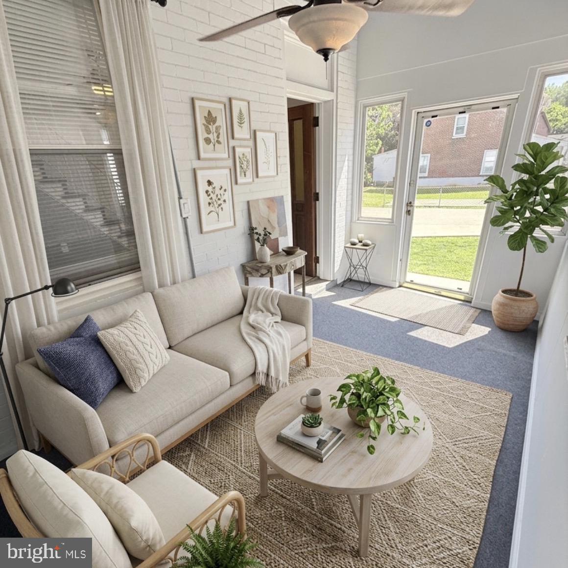 5 3rd Street Brookhaven, PA 19015 - Photo 26 of 45 Virtually Staged Enclosed Front Porch