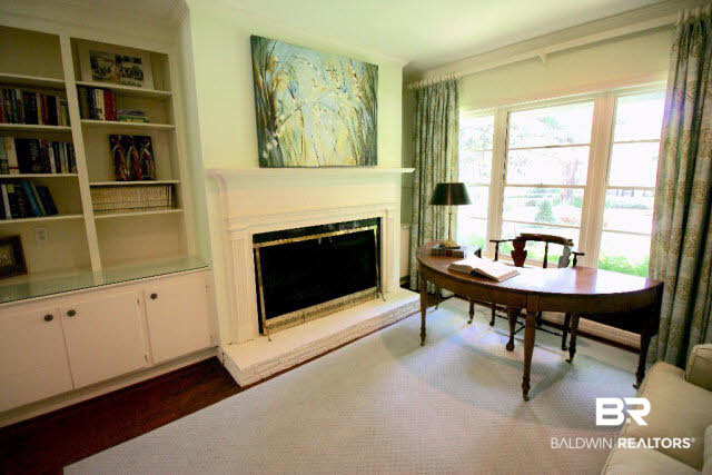 4214 Rochester Road Mobile, AL 36608 - Photo 10 of 21 Study with double fireplace