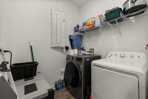 an aerial view of a city with lots of residential buildings