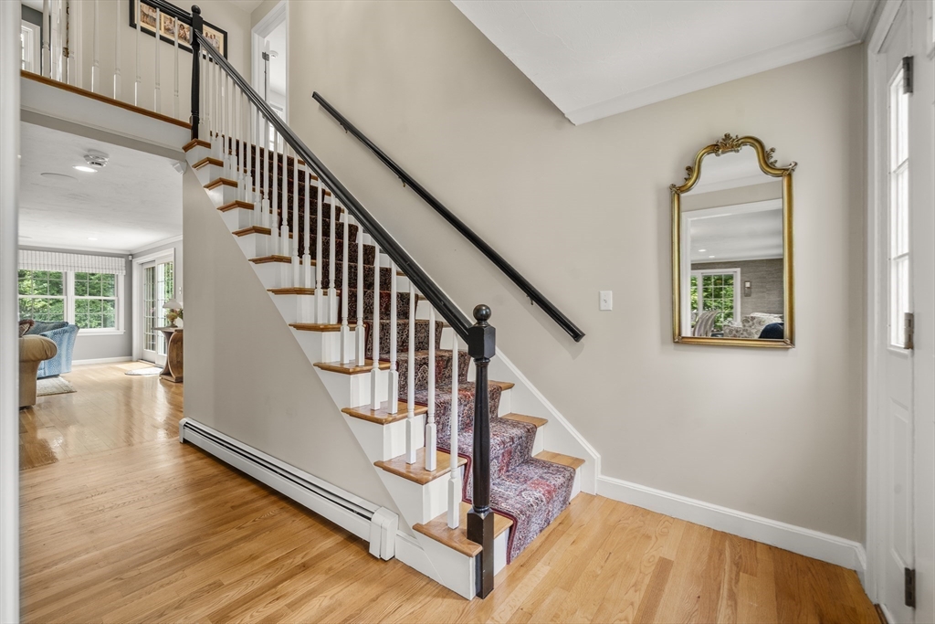 30 Franklin Rodgers Road Hingham, MA 02043 - Photo 10 of 37 a view of entryway and hall with wooden floor