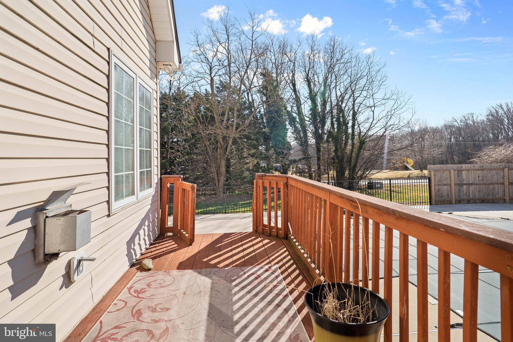 7 Club Lane Earleville, MD 21919 - Photo 37 of 48 a view of balcony with two chairs and wooden fence