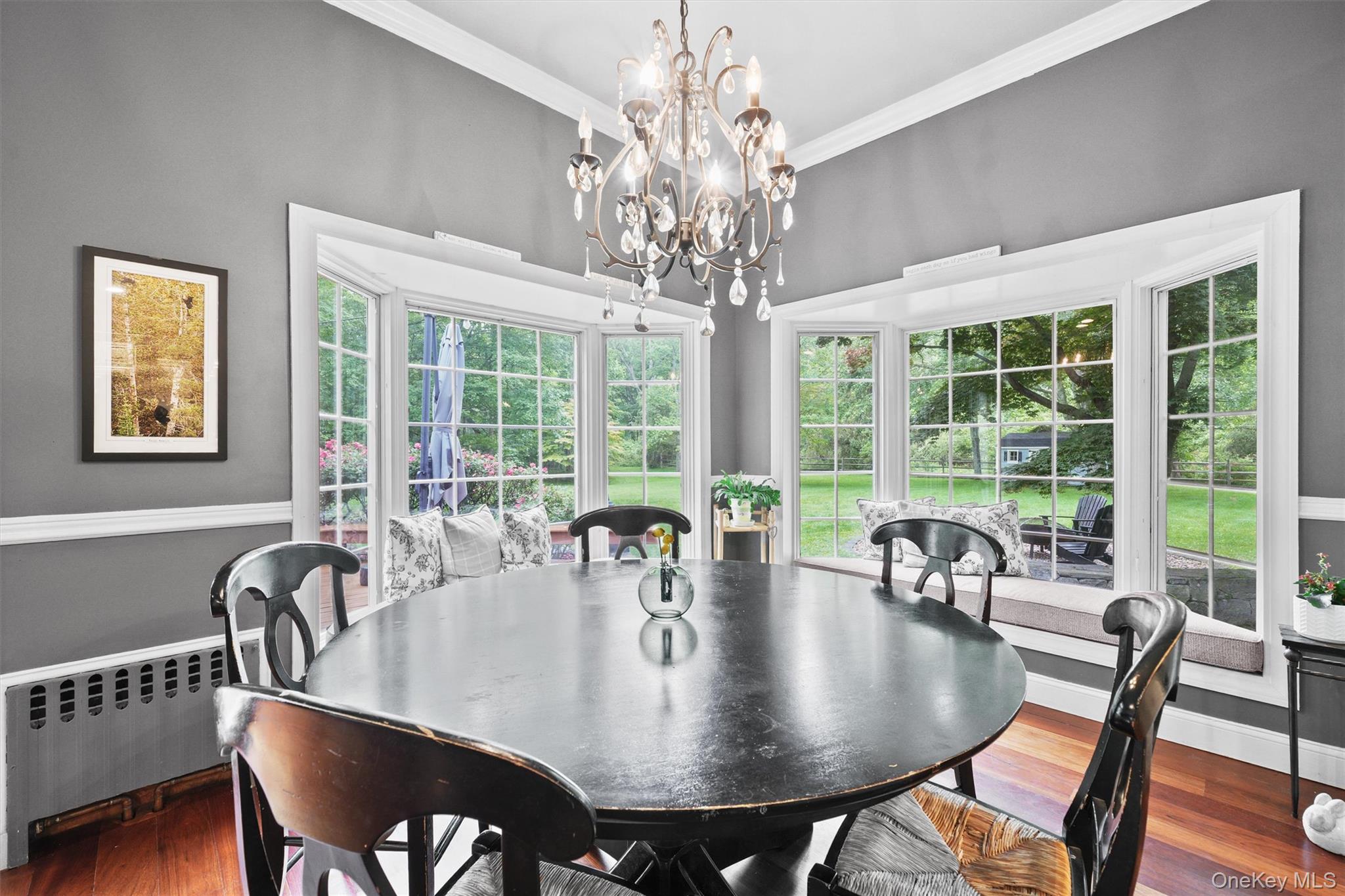 383 Illington Road Ossining, NY 10562 - Photo 16 of 50 a view of a dining room with furniture window and outside view