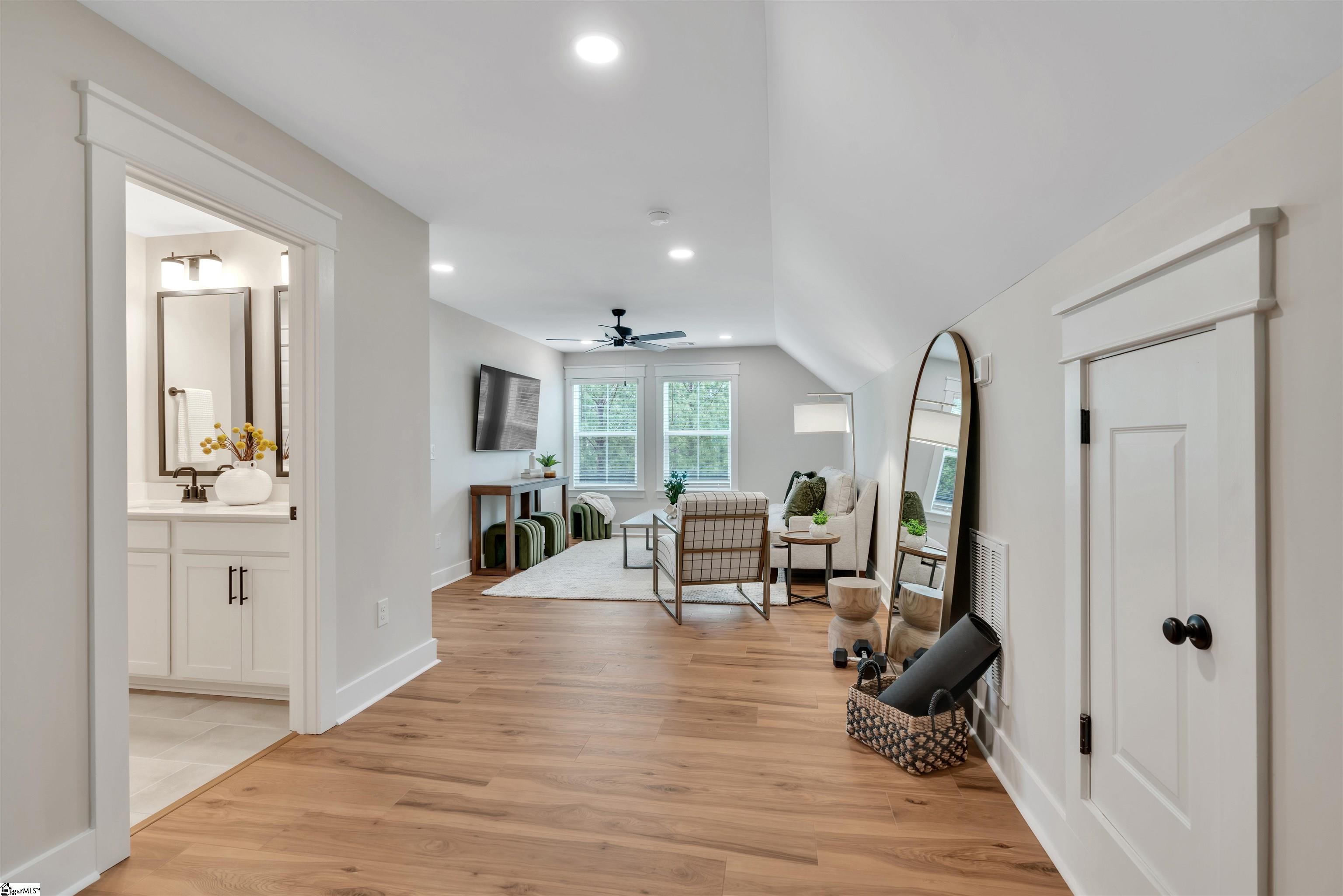 4 Halowell Lane Travelers Rest, SC 29690 - Photo 6 of 39 Open Loft area with hardwood lvp's
