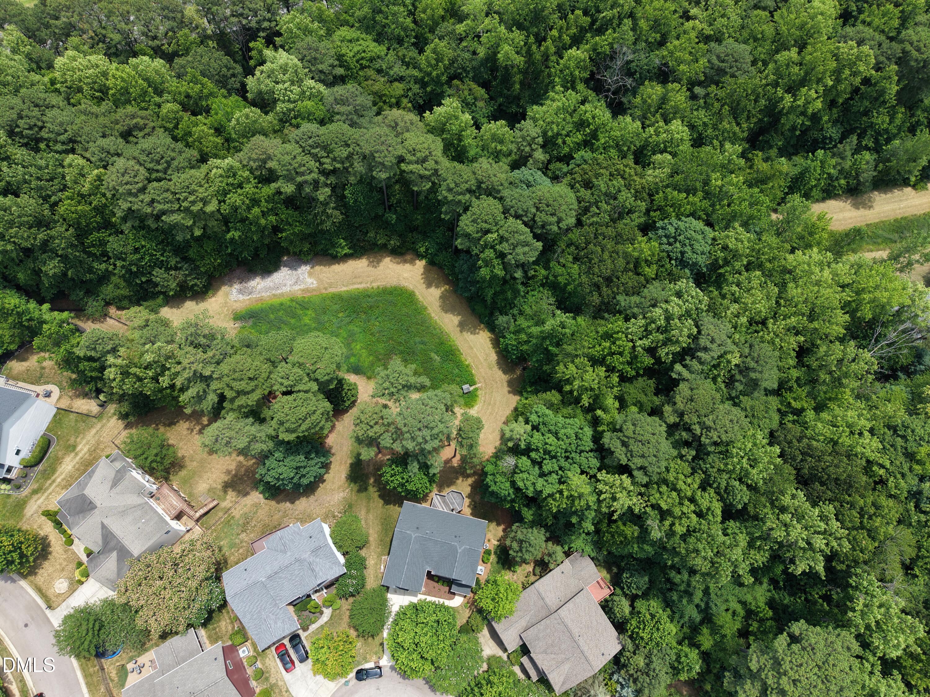 1019 Bianco Drive Raleigh, NC 27607 - Photo 28 of 29 an aerial view of a house with a yard