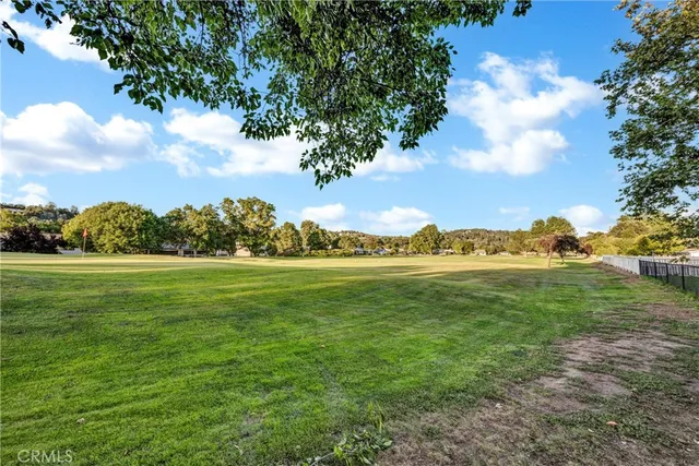 a view of an ocean from a yard