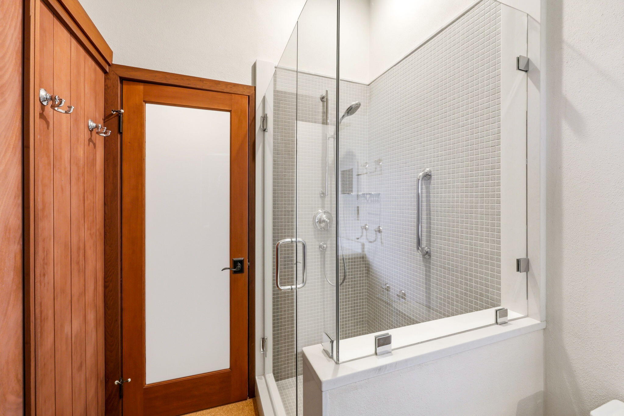 155 Terrace Street Ashland, OR 97520 - Photo 68 of 93 a bathroom with a shower and a sink