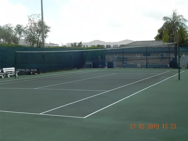 a view of tennis court