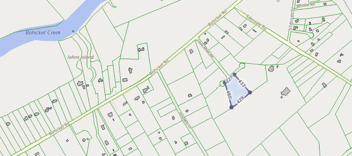 Lot 8 Louis Miles Road Johns Island, SC 29455 - Photo 4 of 4 Plat dimensions