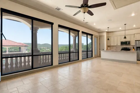 a front view of a house with swimming pool