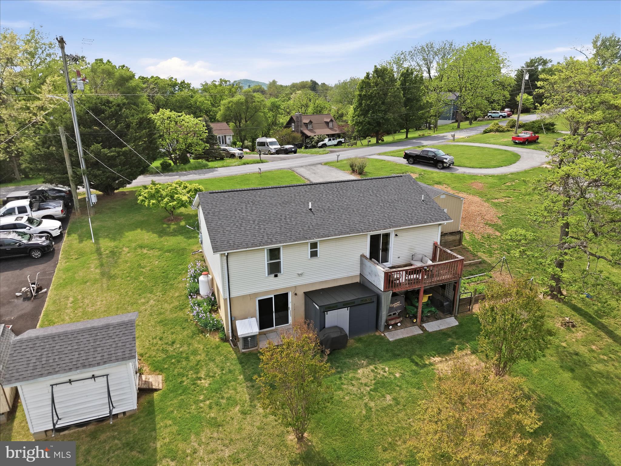 91 Granny Smith Road Linden, VA 22642 - Photo 47 of 65 an aerial view of a house with a yard