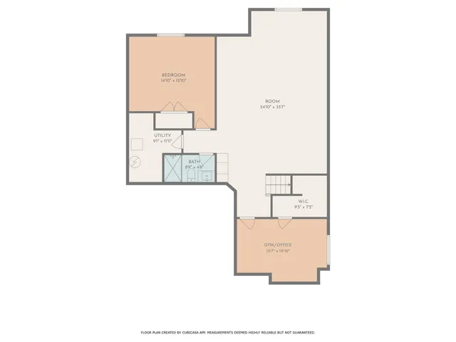 a picture of a room with a floor plan