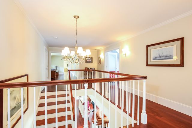 a view of a city from a balcony