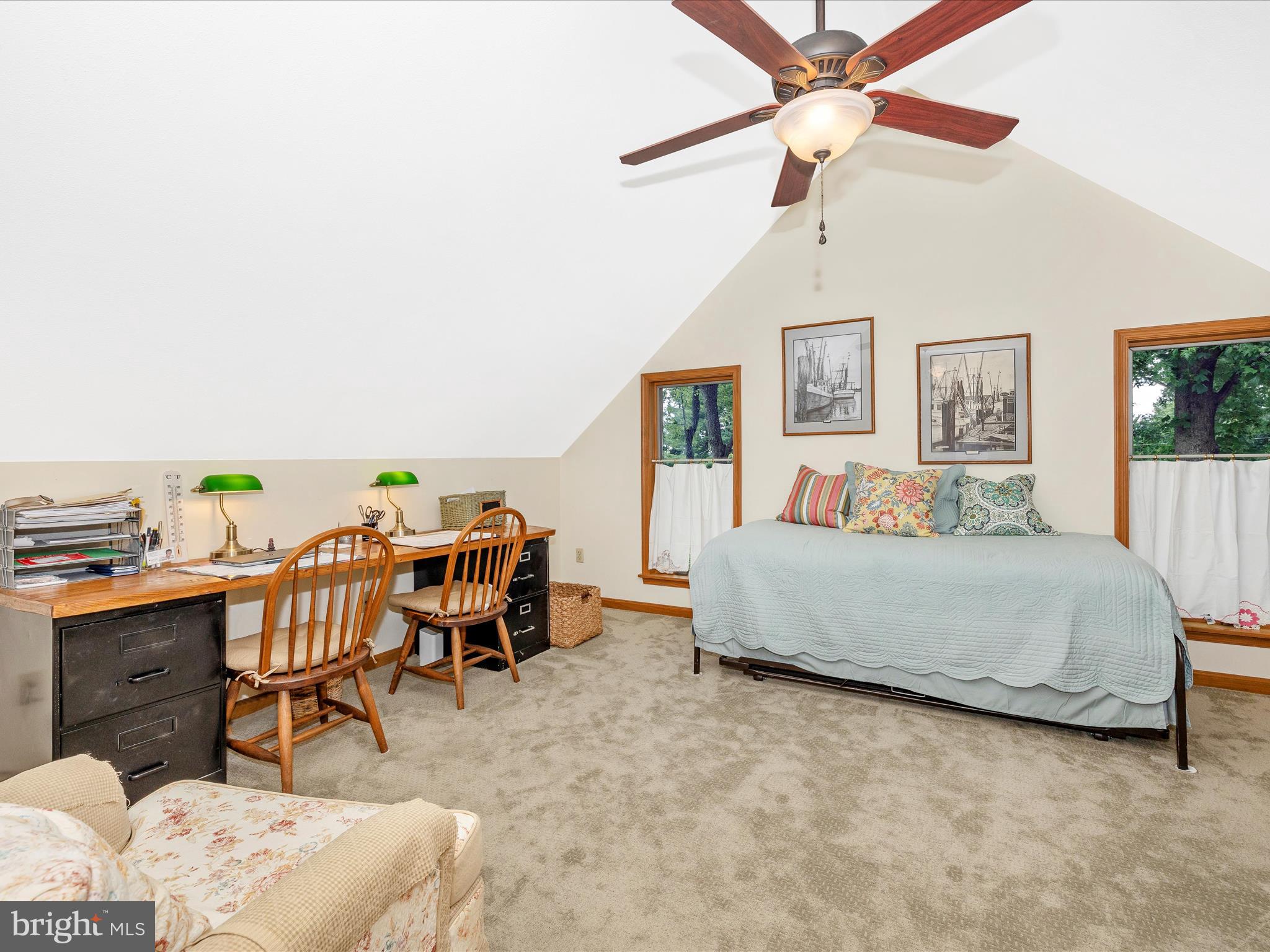8560 Rocky Springs Road Frederick, MD 21702 - Photo 28 of 50 a bedroom with a bed and a chandelier