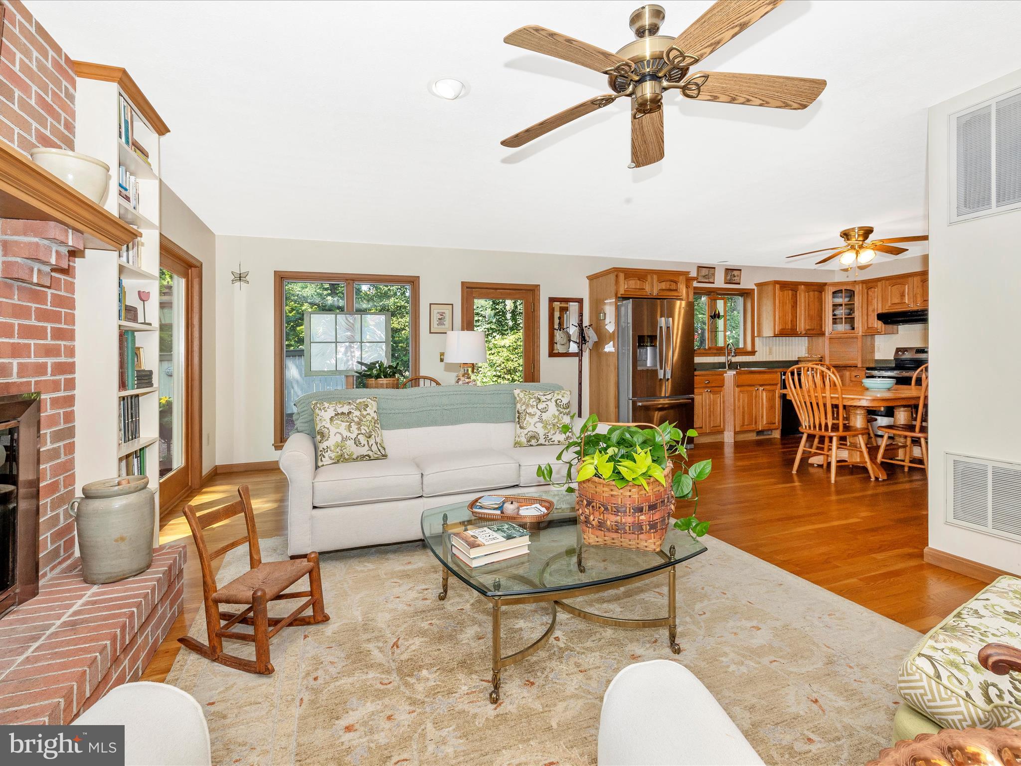 8560 Rocky Springs Road Frederick, MD 21702 - Photo 10 of 50 a living room with furniture kitchen view and a large window
