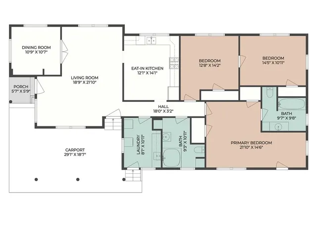 $2,500 | 5652 General Haig Street, New Orleans, LA 70124