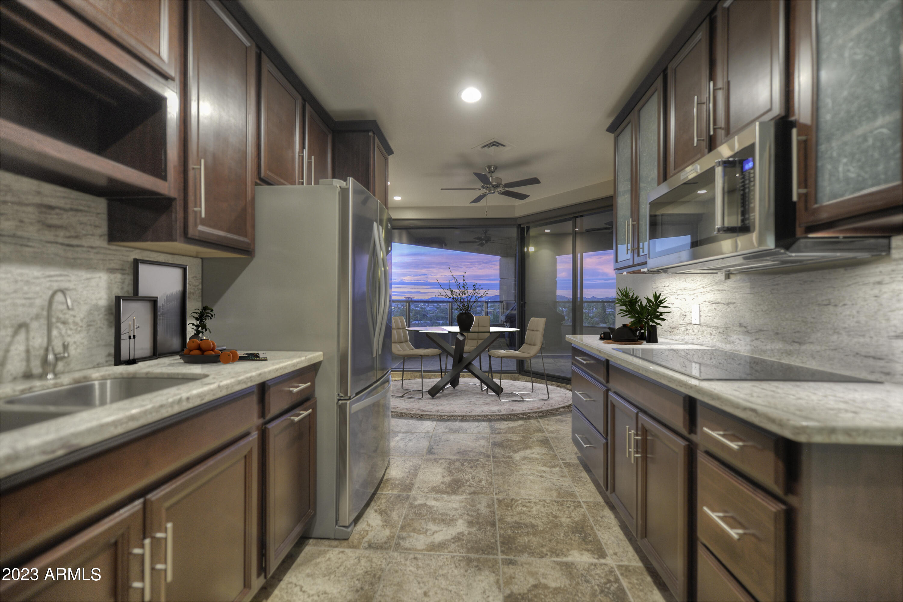 1040 East Osborn Road, Unit 603 Phoenix, AZ 85014 - Photo 8 of 42 013_Kitchen_ViewAfter