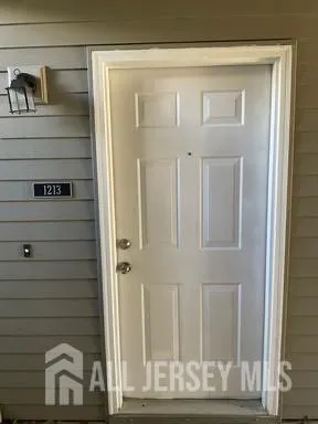 a view of a door