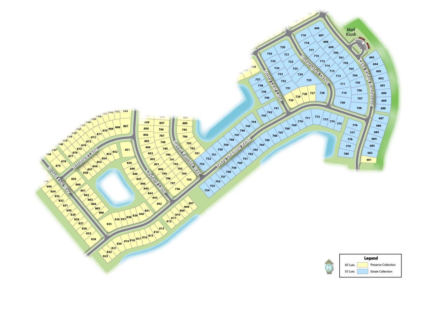 797 Long Blf Road Summerville, SC 29486 - Photo 42 of 43 Pine Hills - Phase 9-10 - Comunity Map