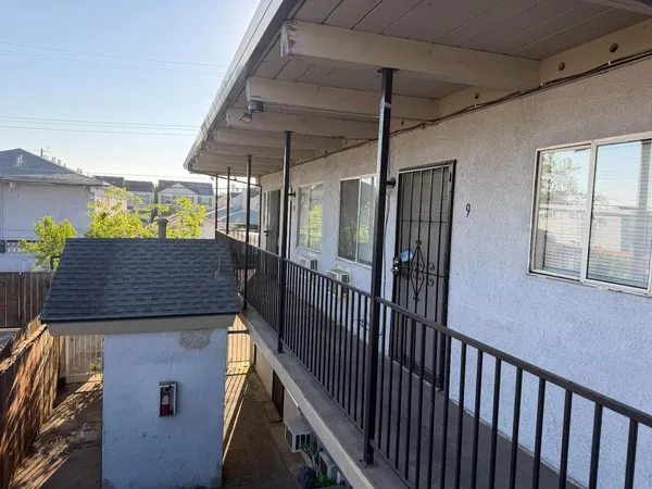 a view of balcony