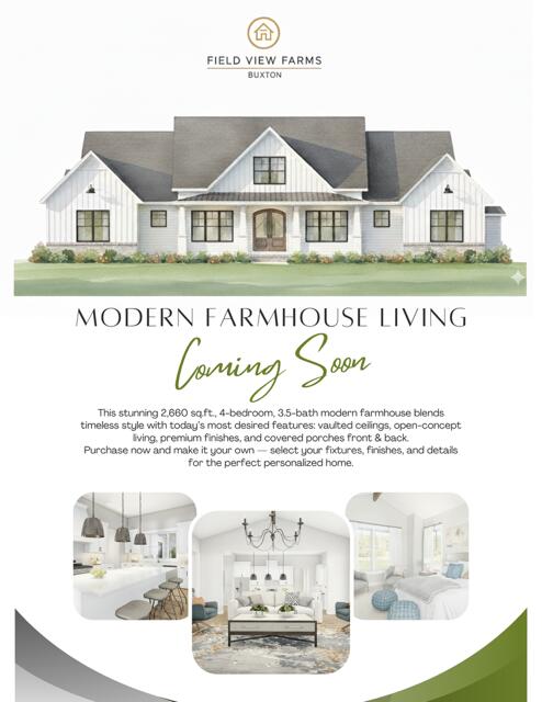 9 Johnson Farm Road Buxton, ME 04093 - Photo 1 of 1 modern farmhouse luxury flyer
