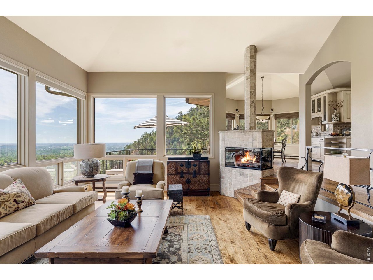 86 South Cedar Brook Road Boulder, CO 80304 - Photo 6 of 40 a living room with furniture and a large window