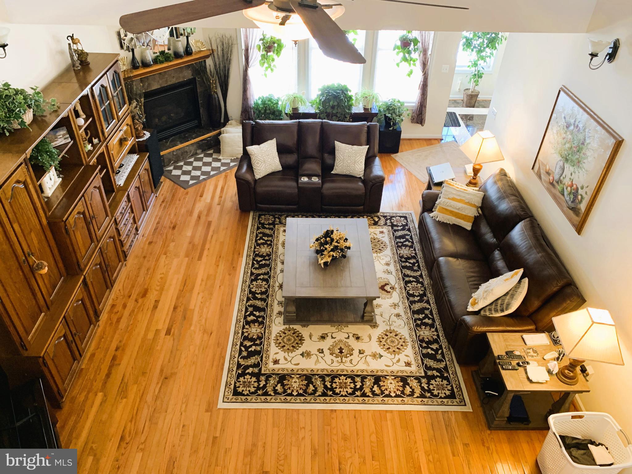 21112 Park Hall Road Boonsboro, MD 21713 - Photo 26 of 39 view of living room with furniture and a fireplace