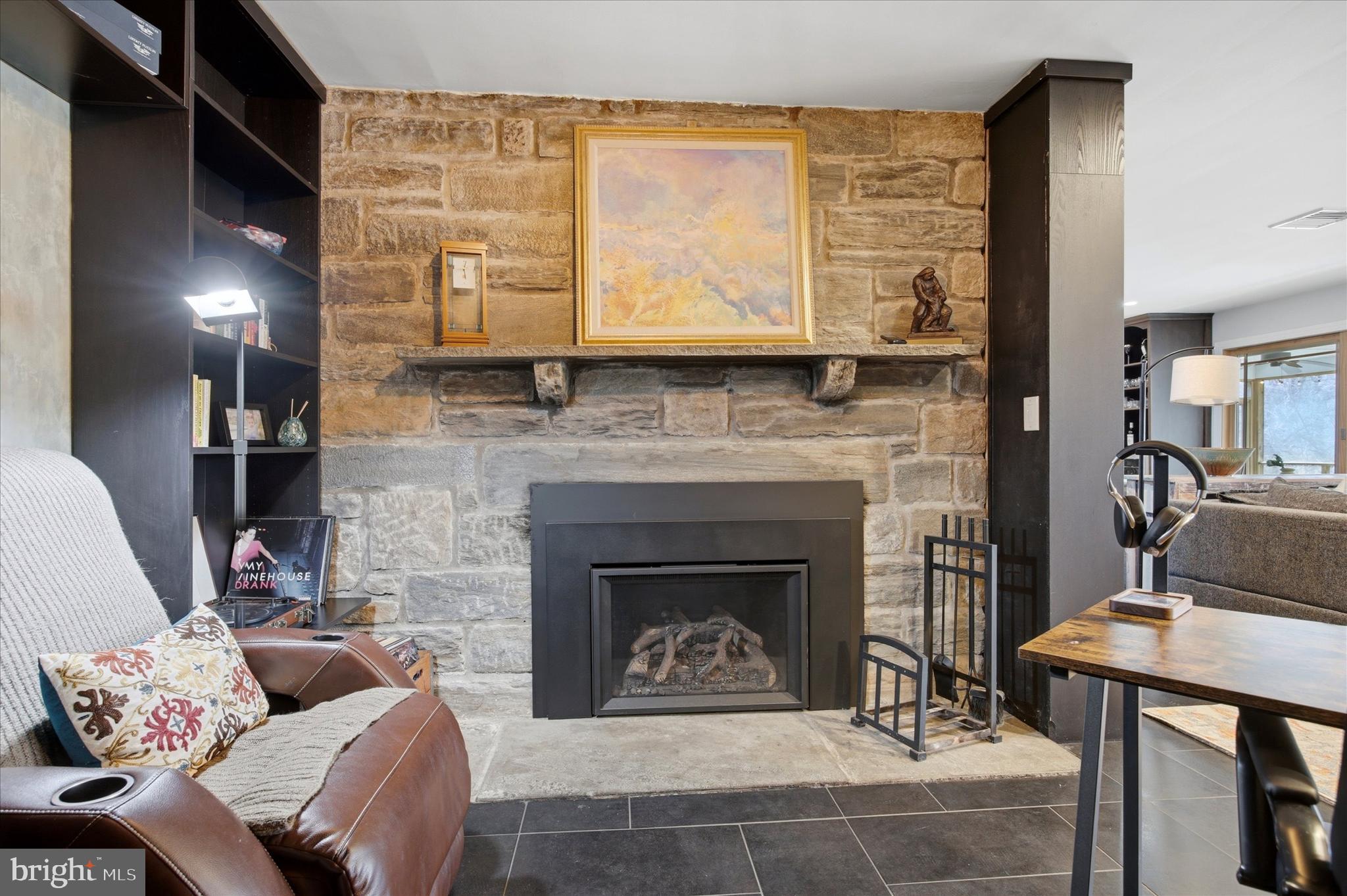 1237 Hagys Ford Road Penn Valley, PA 19072 - Photo 15 of 39 Den Fireplace