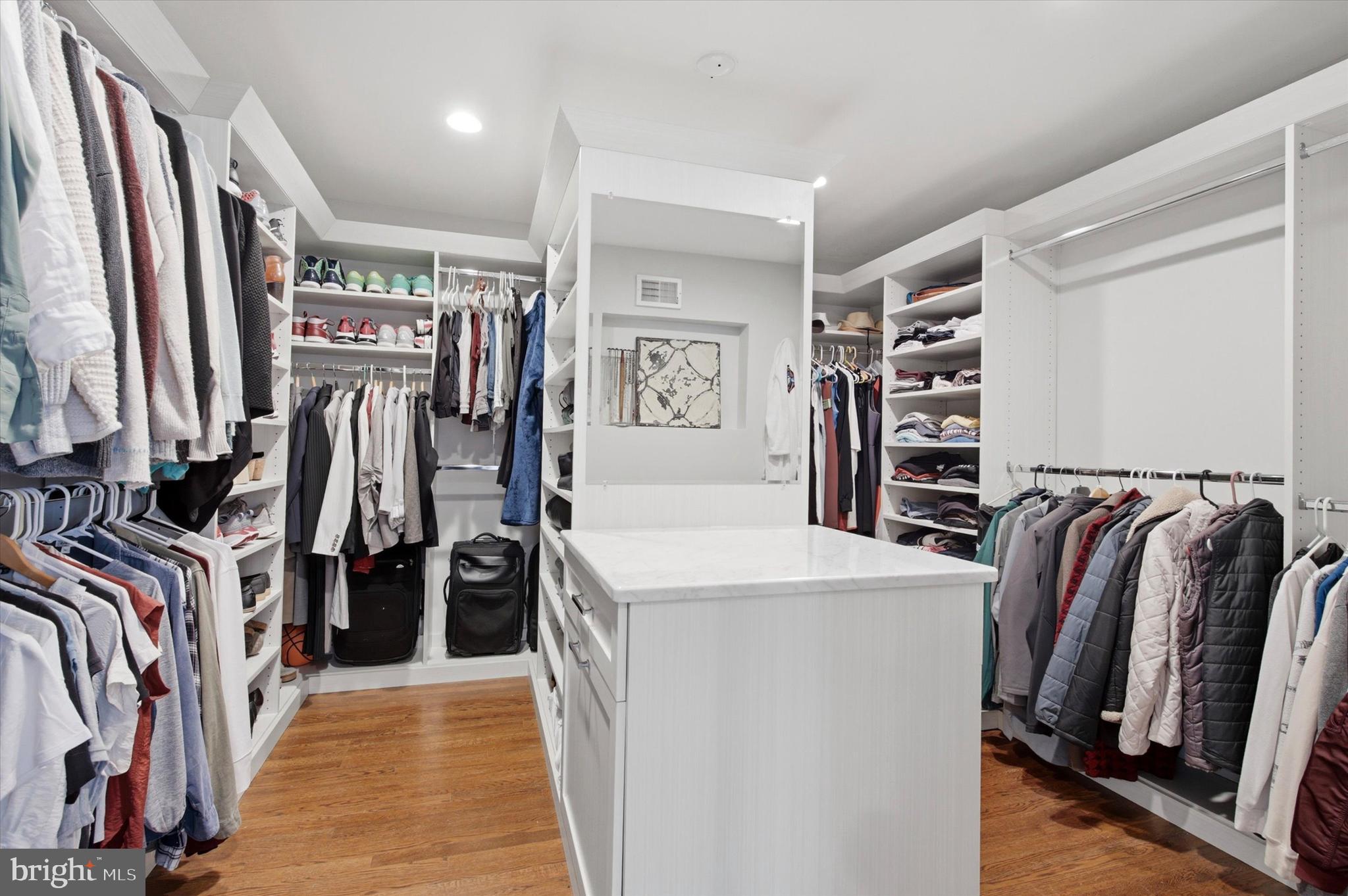 1237 Hagys Ford Road Penn Valley, PA 19072 - Photo 27 of 39 Primary Bedroom Walk In Closet with Island