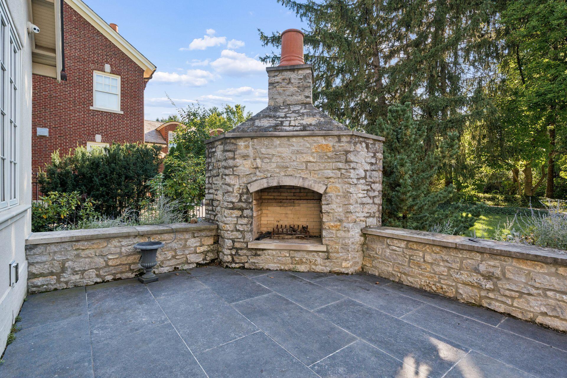 57 Preston Road Columbus, OH 43209 - Photo 139 of 175 Patio & Fireplace