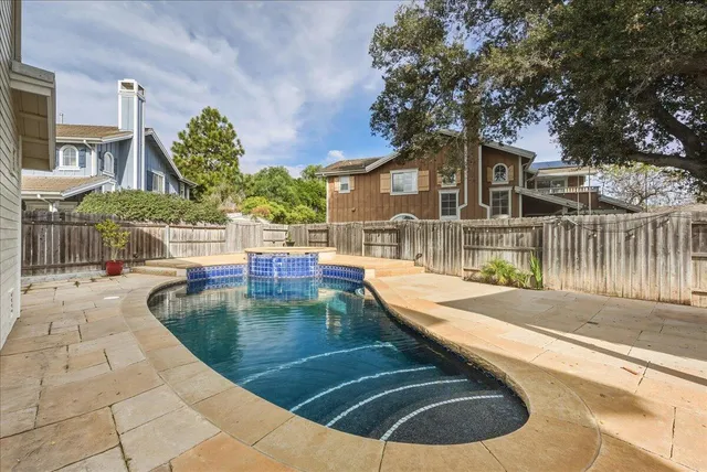 a view of a house with pool
