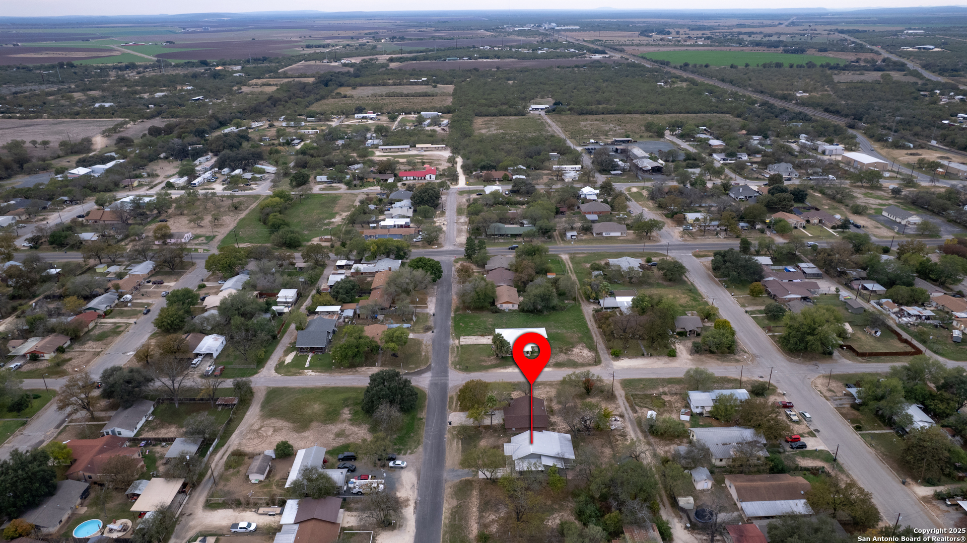 214 West Frio Street Uvalde, TX 78801 - Photo 31 of 35 an aerial view of residential houses with city view