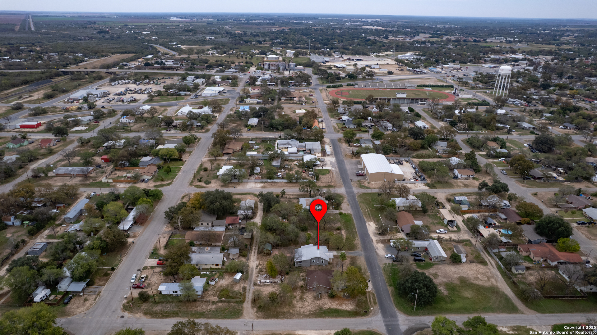 214 West Frio Street Uvalde, TX 78801 - Photo 35 of 35 an aerial view of residential houses with city view