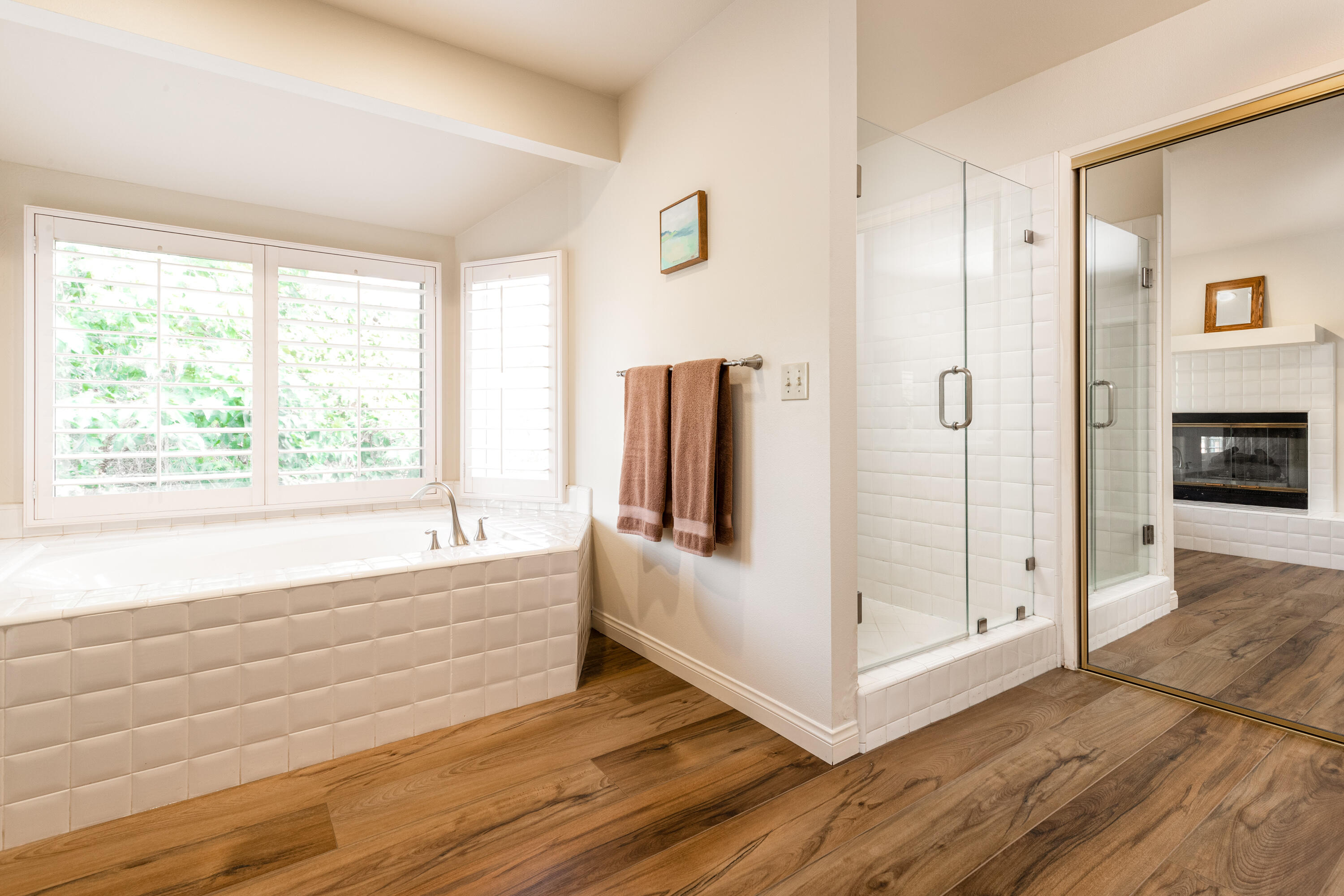 352 Nykobing Solvang, CA 93463 - Photo 13 of 27 a bathroom with a bathtub and a shower