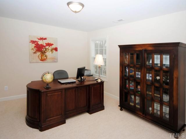 306 Brandywine Drive Raleigh, NC 27607 - Photo 17 of 18 This spacious bedroom is currently being used as a home office.