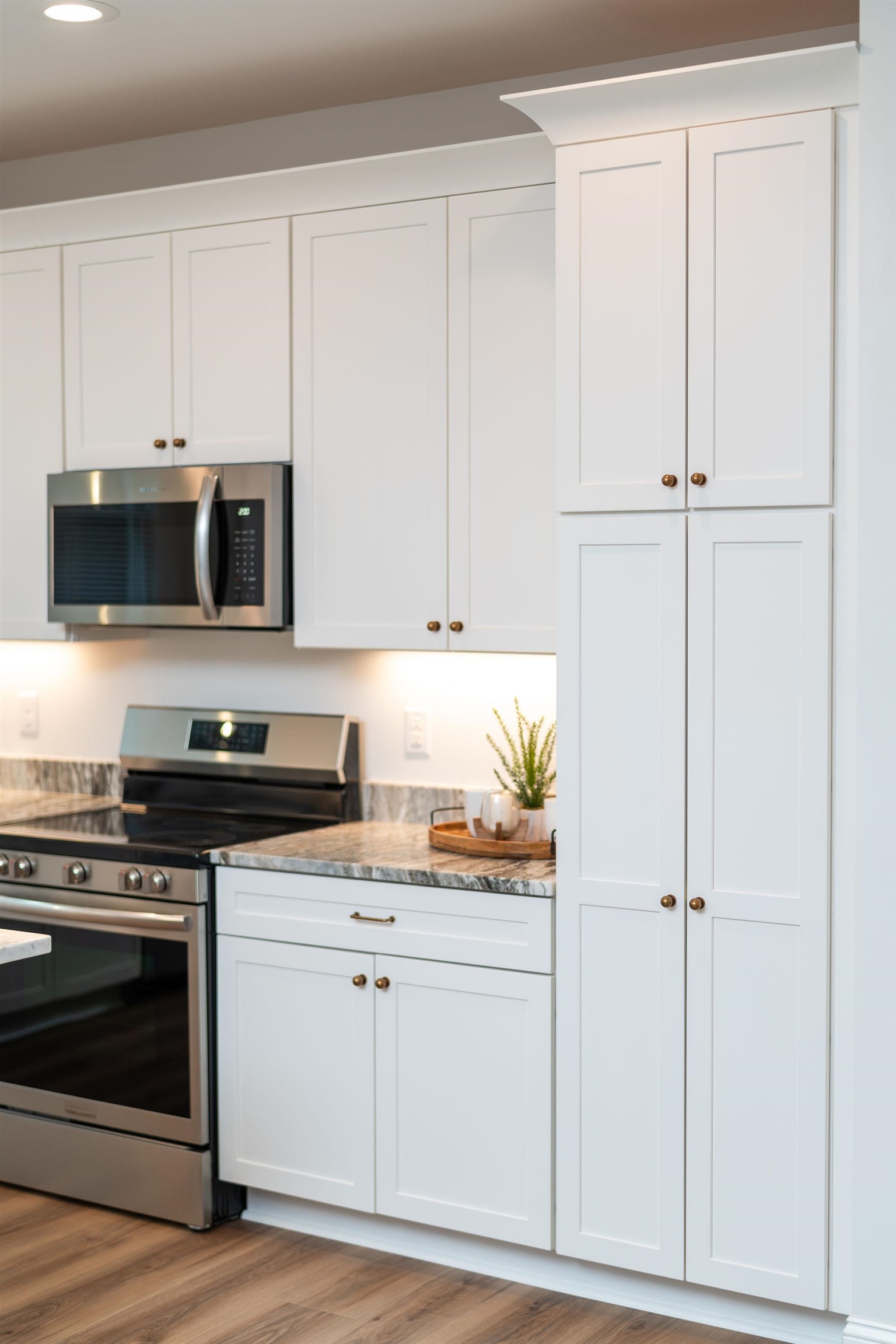 Tbd Wrights Way Staunton, VA 24401 - Photo 32 of 75 a kitchen with granite countertop white cabinets and stainless steel appliances