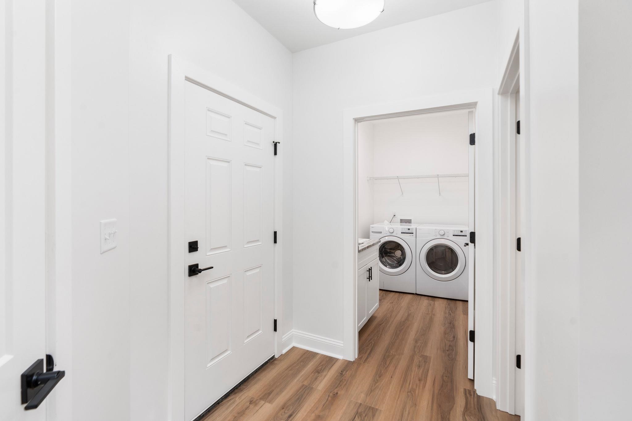 Tbd Wrights Way Staunton, VA 24401 - Photo 58 of 75 a view of a bathroom with a washing machine with wooden floor
