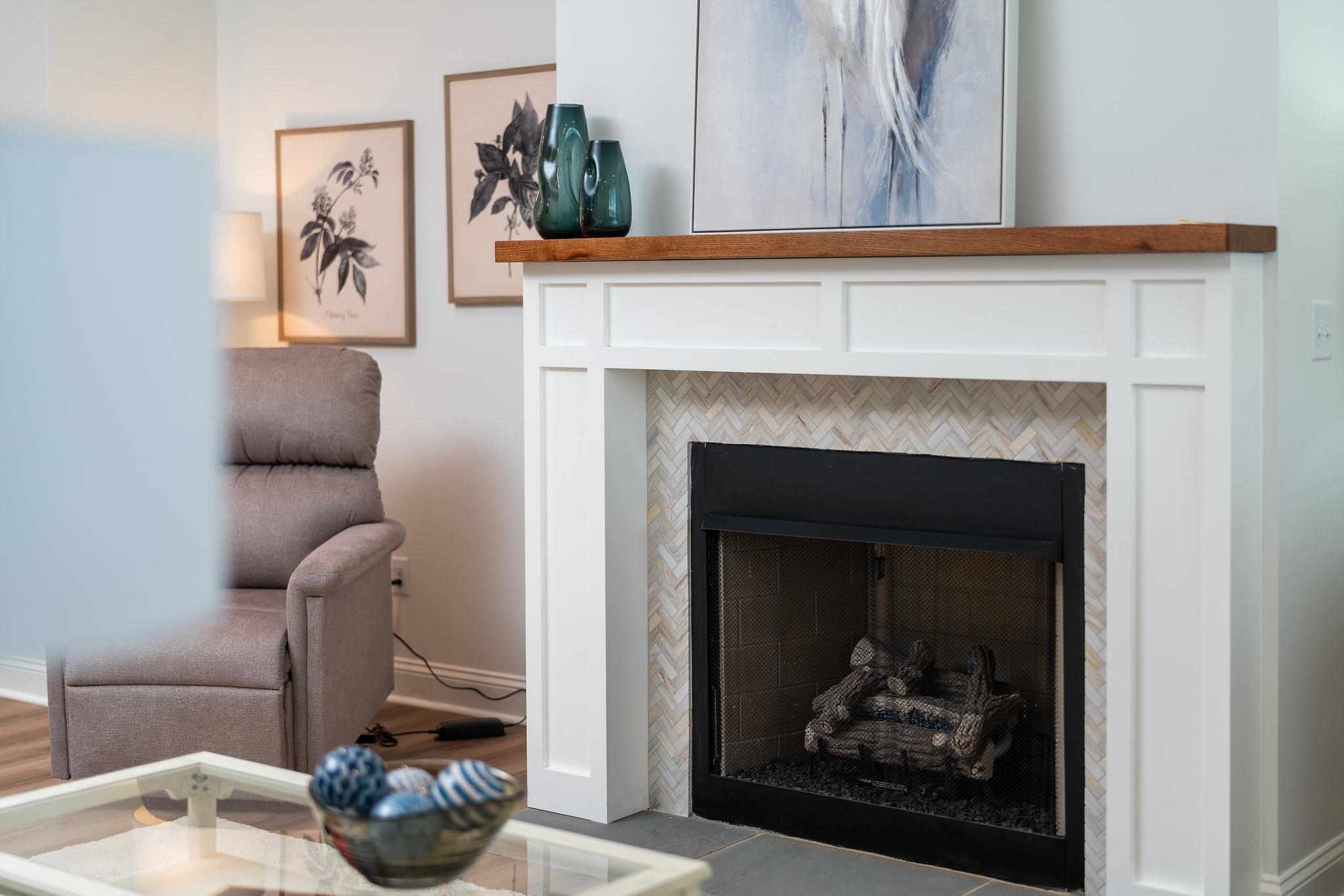 Tbd Wrights Way Staunton, VA 24401 - Photo 7 of 75 a living room with a fireplace and a painting on the wall