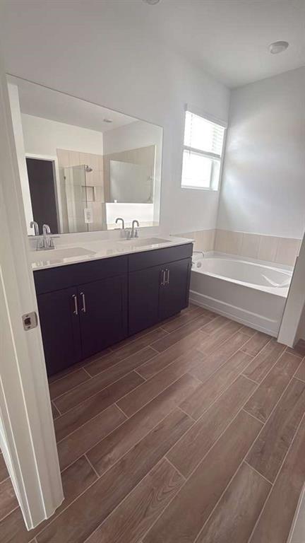 8780 Southwest Kanner Oaks Drive Stuart, FL 34997 - Photo 8 of 14 a room with a cabinet and a mirror