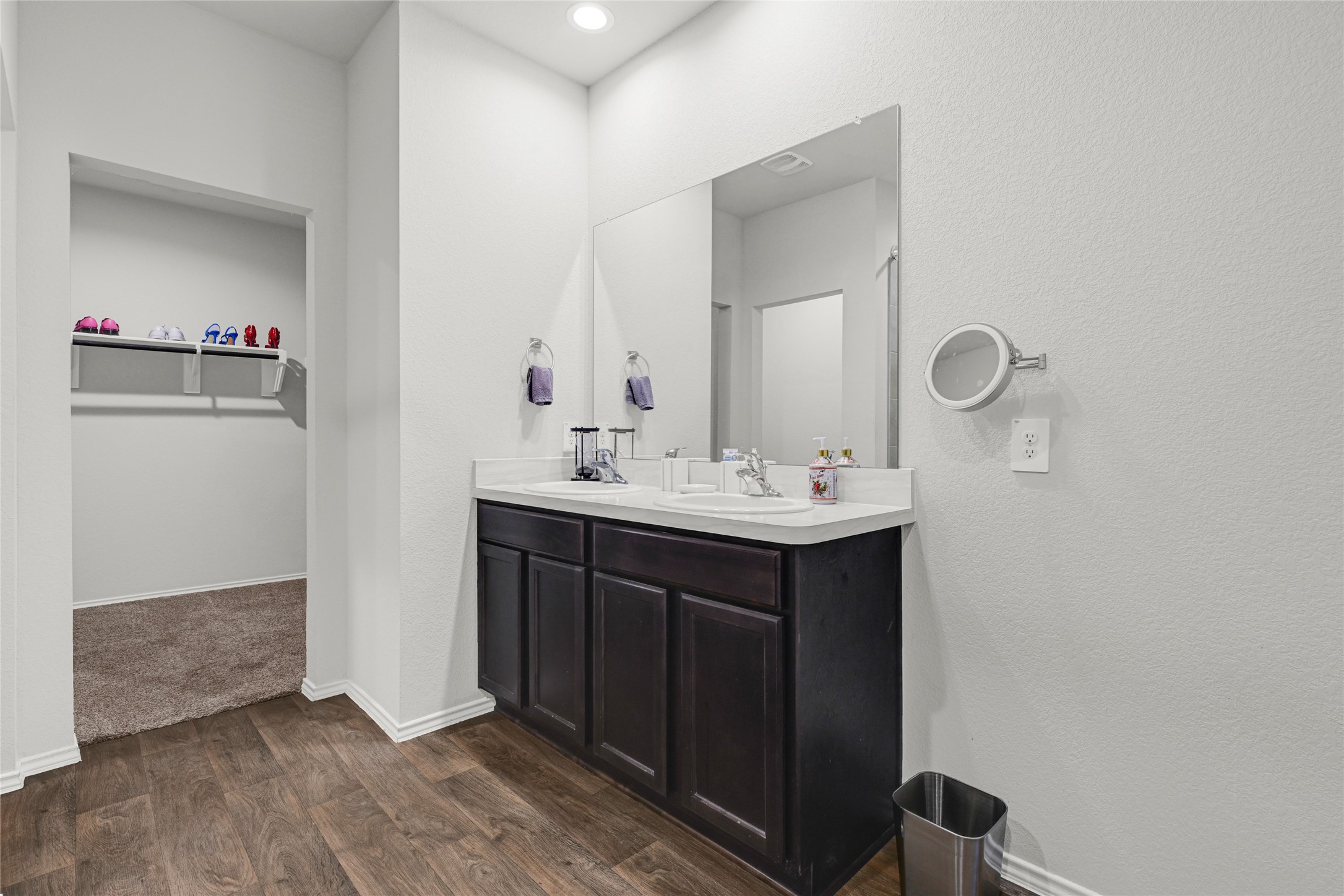 22707 Yarmony Vista Trail Spring, TX 77373 - Photo 17 of 26 a bathroom with a sink and a mirror