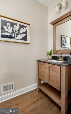 a view of room with cabinets