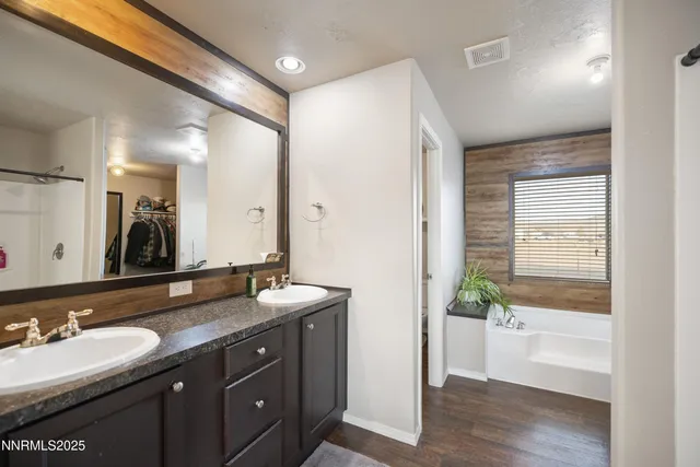 a workspace with furniture and window